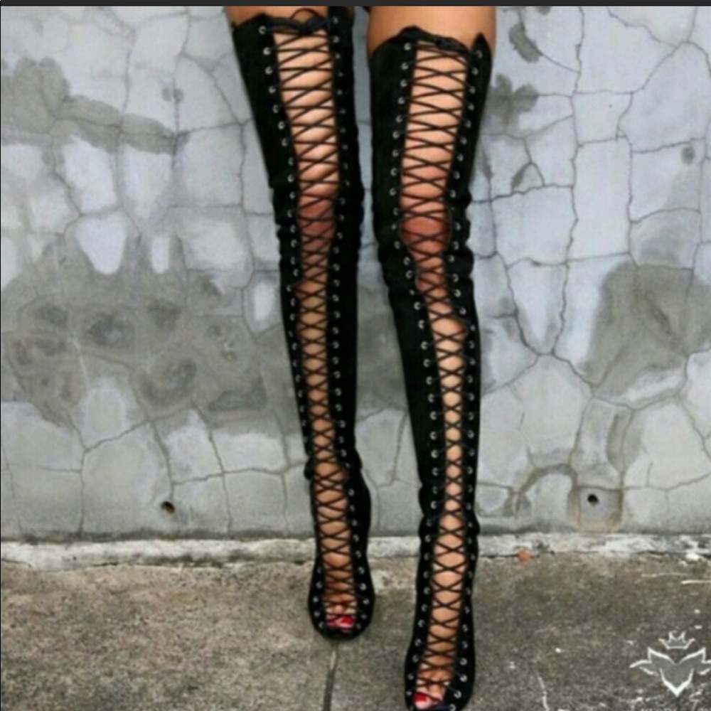 ZigiNY Piarry Thigh High Boots -Like New